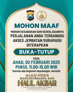 Pengaturan Lalu Lintas di Jembatan Suramadu