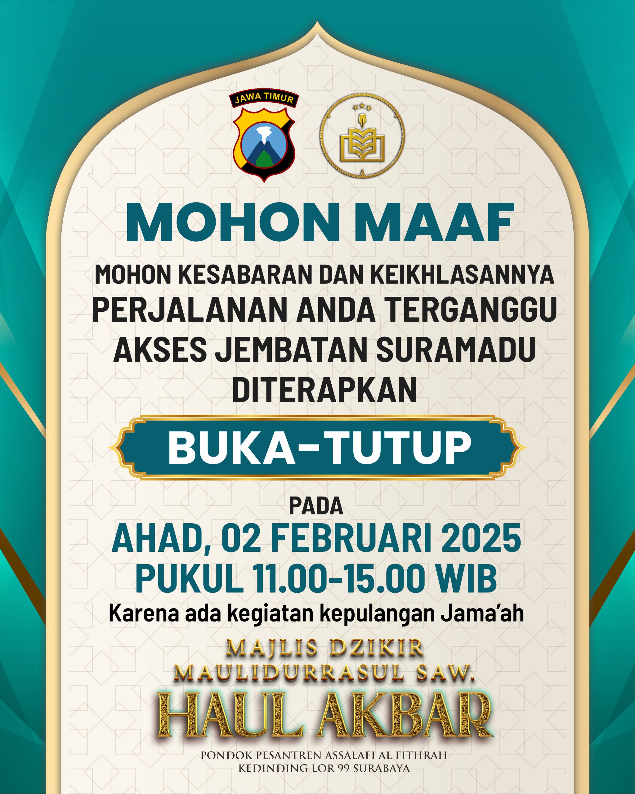 Pengaturan Lalu Lintas di Jembatan Suramadu